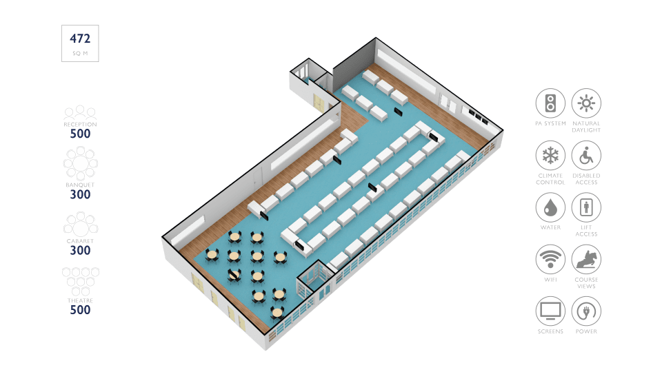 The Bramham Hall Exhibition Layout